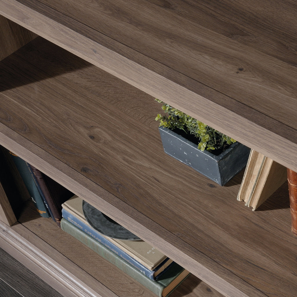 Sauder Select 3-Shelf Bookcase, Salt Oak Finish