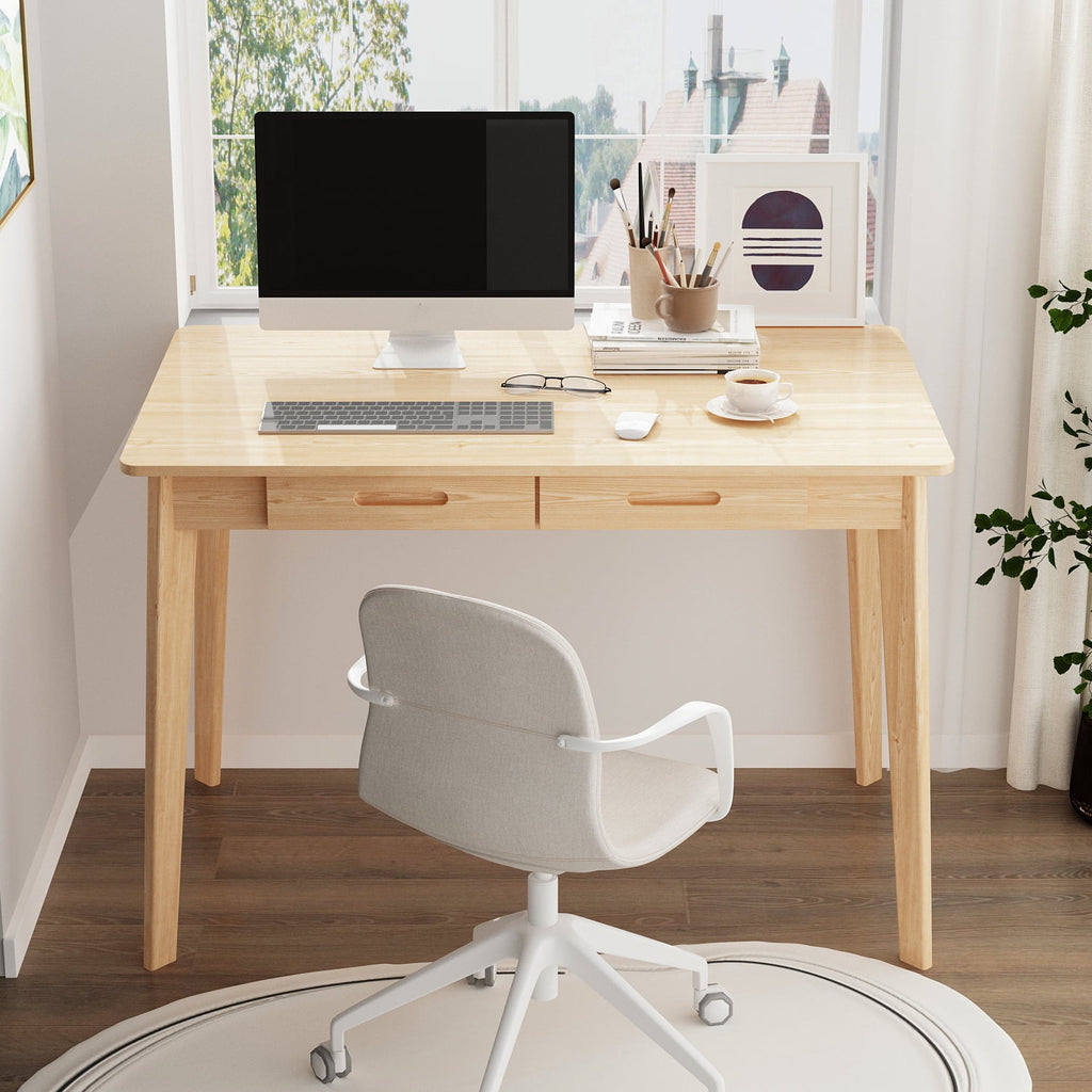 KULAGAGA Uptown Adult Lap Desks, Single Piece with Desk, Manual, 21.7" x 39.4", Brown, 1 Count, 1 Pack