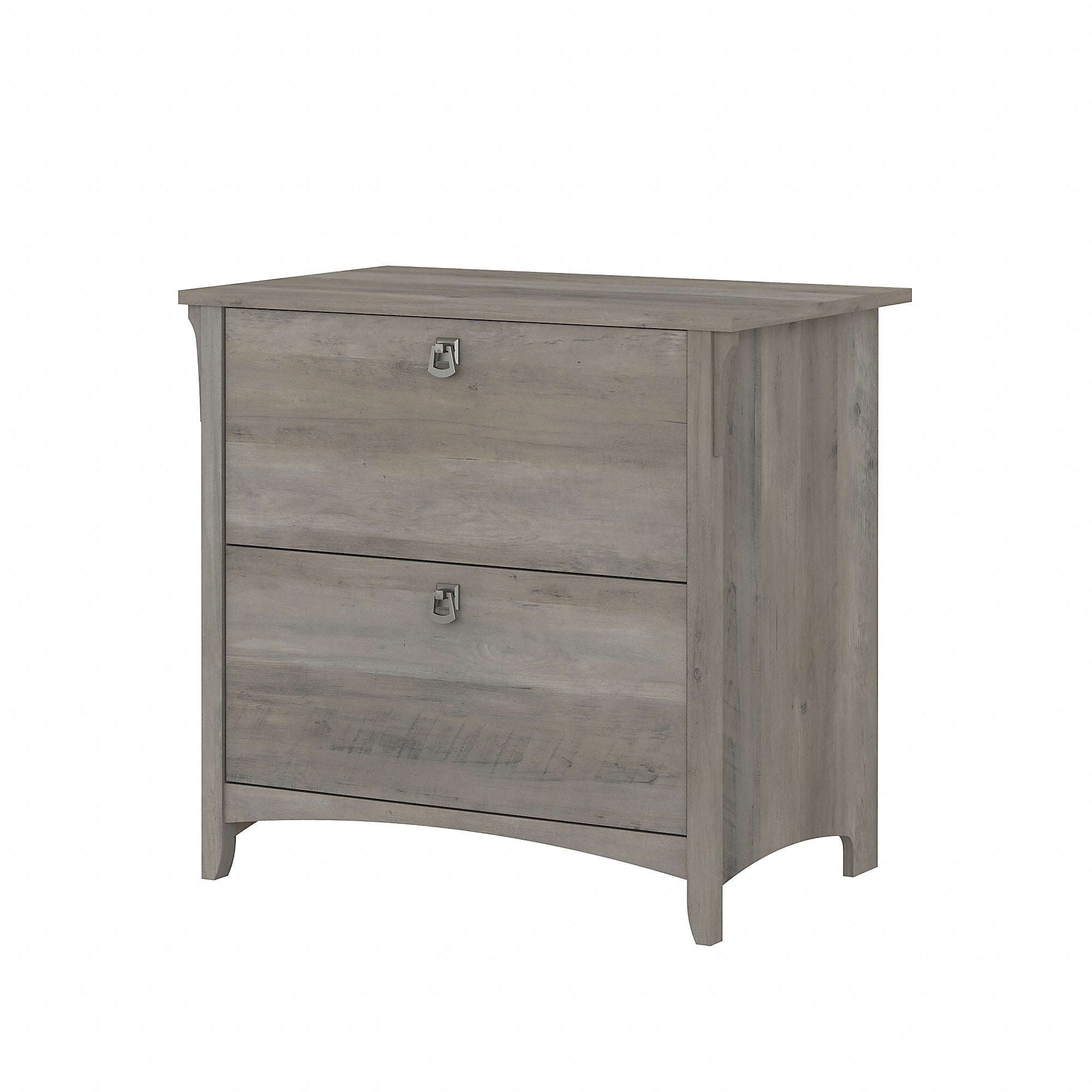 Bush Furniture Salinas Lateral File Cabinet, 2 Drawer, Driftwood Gray
