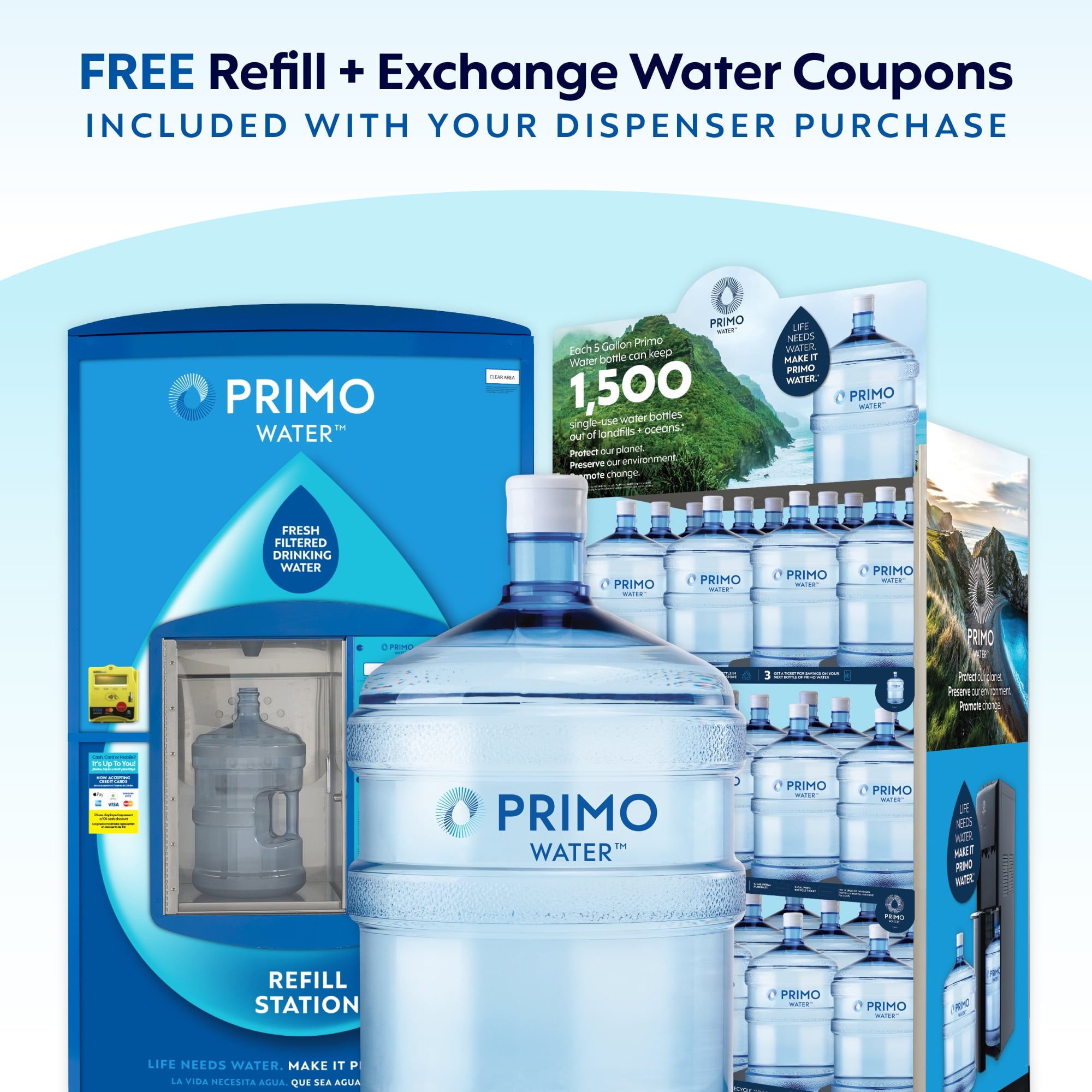 Primo Water® Portable Water Dispenser (BPA-Free)