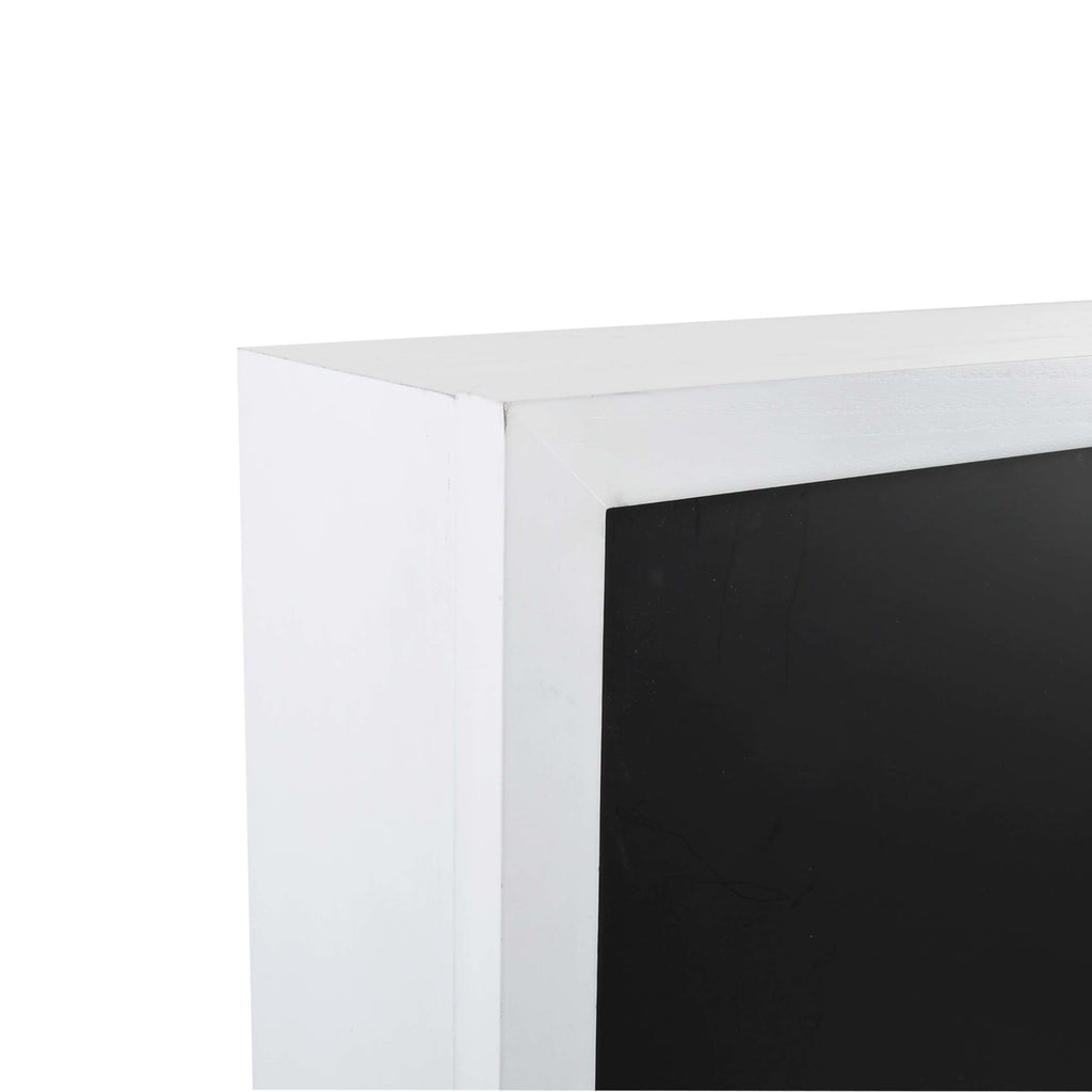 Prinz Fold Down Wall-Mounted White 36' X 24' Murphy Desk with Chalkboard
