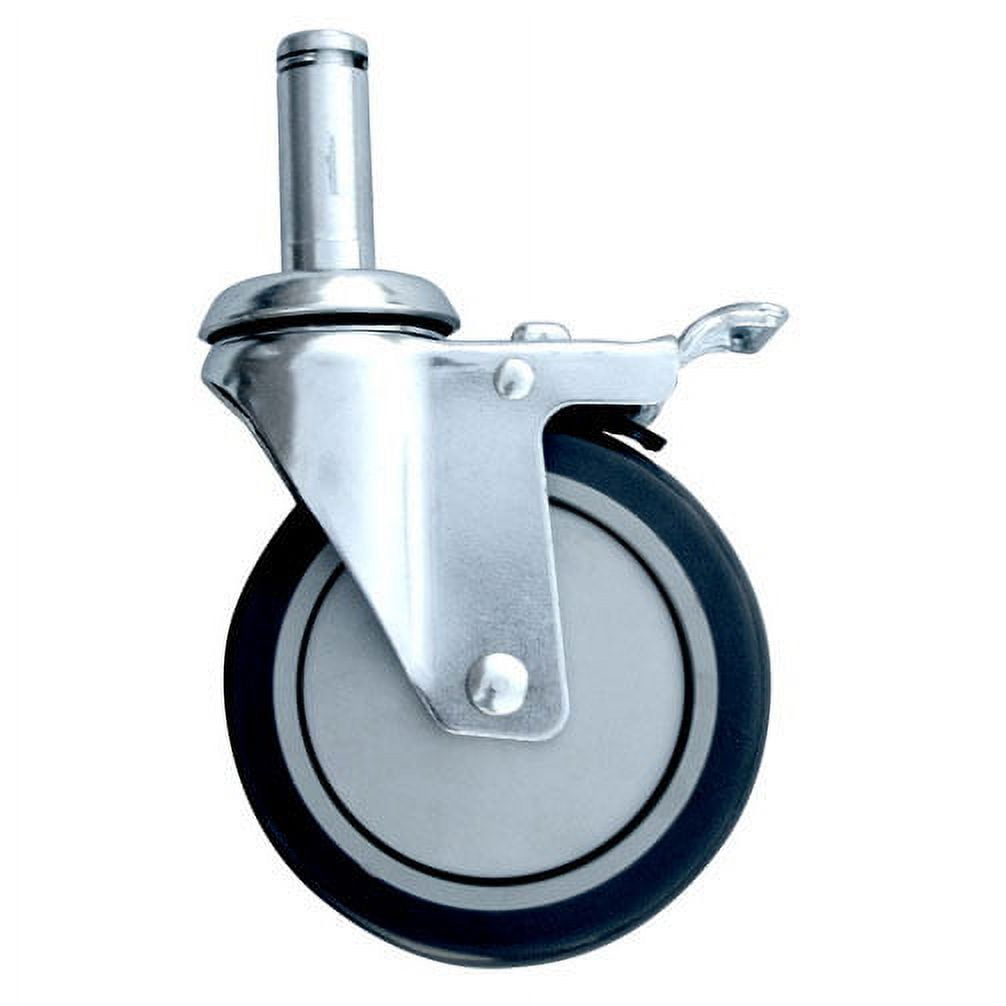 18" Deep x 36" Wide x 39" High 2 Tier Medium Duty Chrome Wire Utility Cart