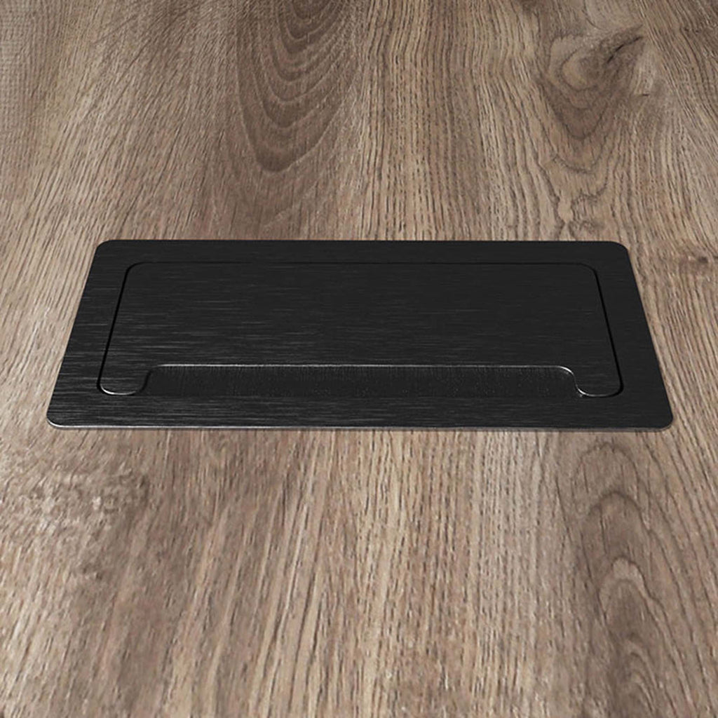 63" Executive Office Desk with Cable Box & Stainless Steels Sturdy Frame