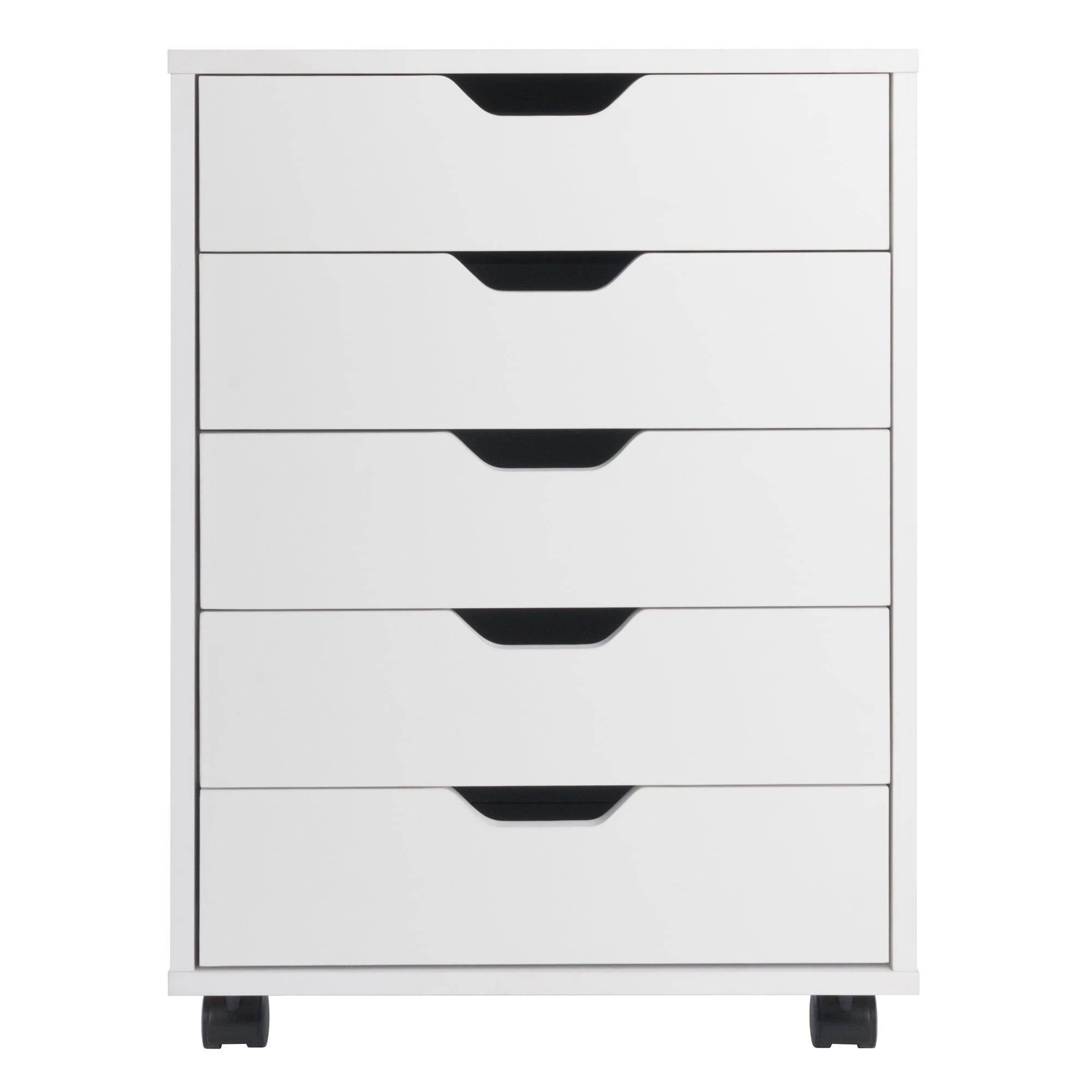 Winsome Halifax 5-Drawer Mobile Cabinet 10519, White Finish
