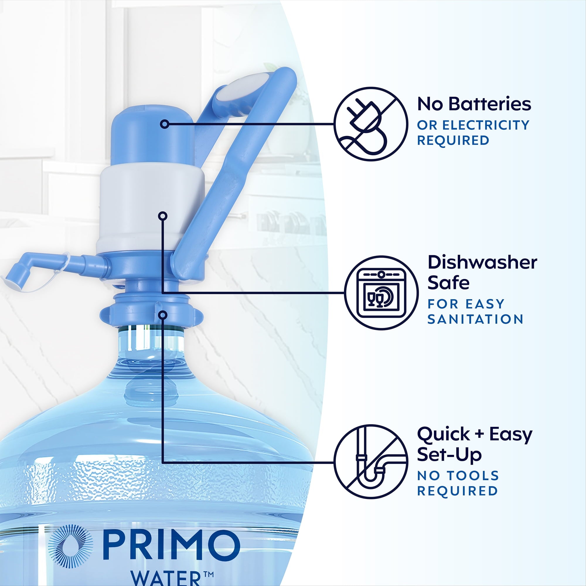 Primo Water® Portable Water Dispenser (BPA-Free)