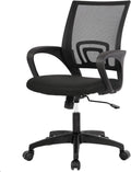 BestOffice Ergonomic Office Chair, Lumbar Support, Adjustable Height with Armrests for Adults(Black)