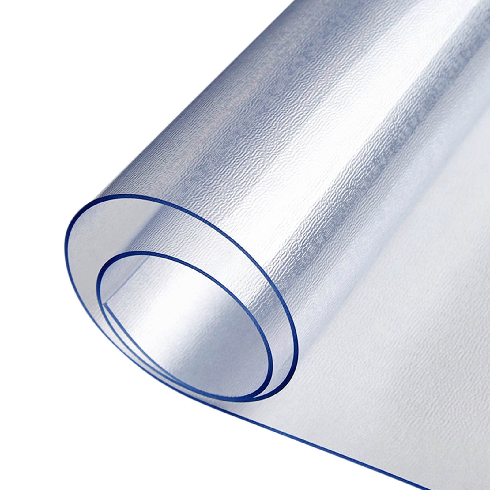 Slhenay Clear PVC Floor Desk Chair Mat 1.5mm Transparent Thick 40 x 40