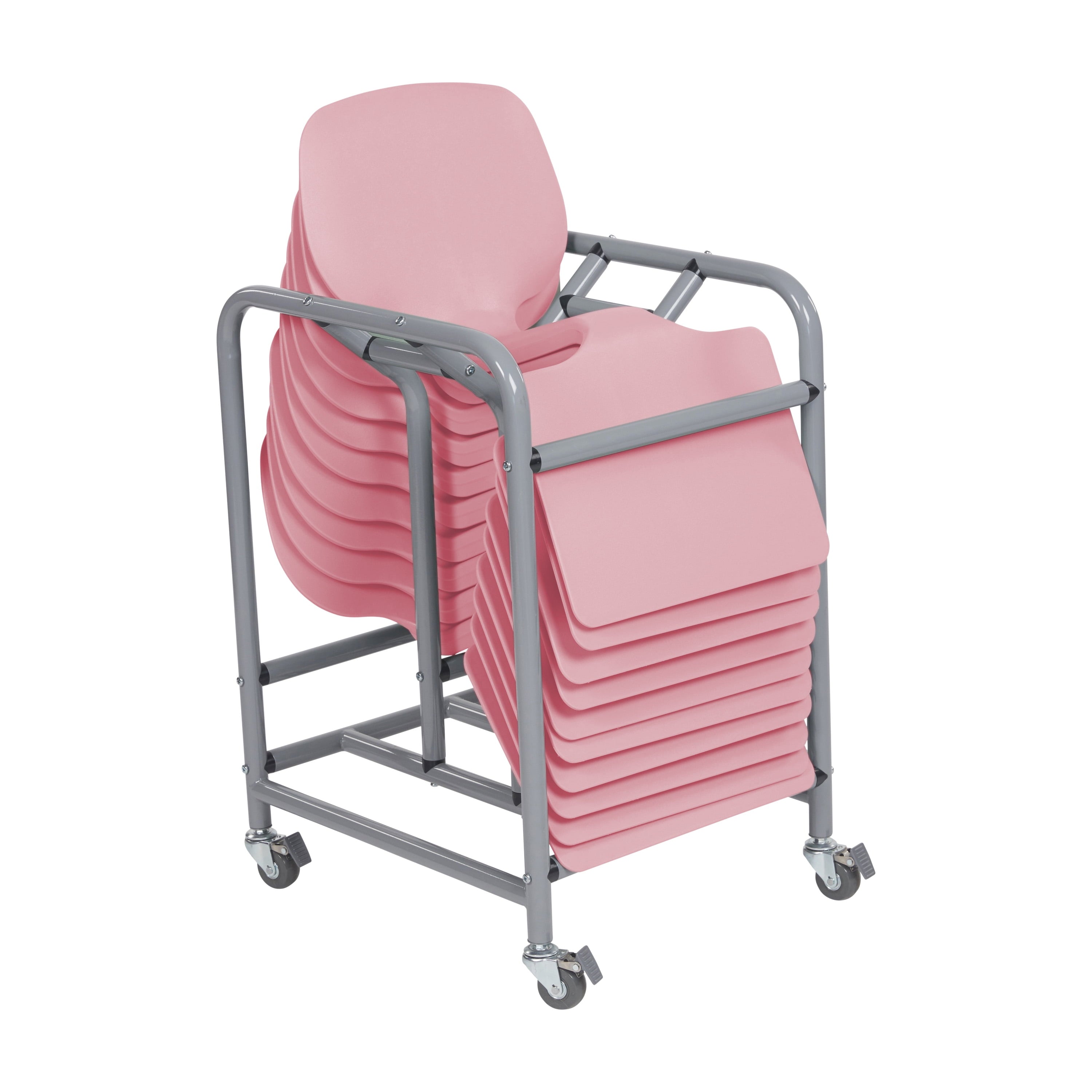 ECR4Kids The Surf Portable Lap Desk with Mobile Storage Cart, Blue, 10-Pack