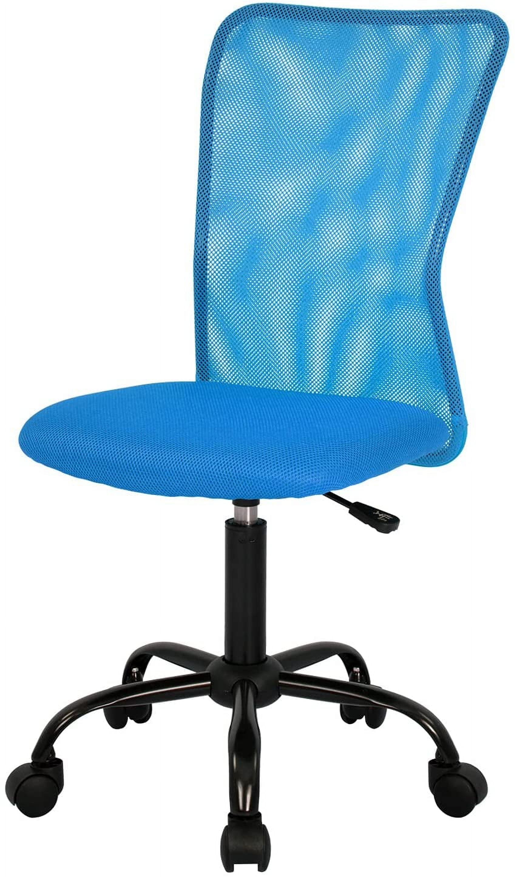 FDW Ergonomic Office Chair, Mesh, Mid-Back, Swivel Rolling for Men, Women(Black)
