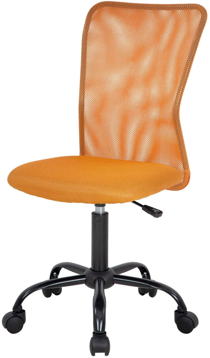 FDW Ergonomic Office Chair, Mesh, Mid-Back, Swivel Rolling for Men, Women(Black)