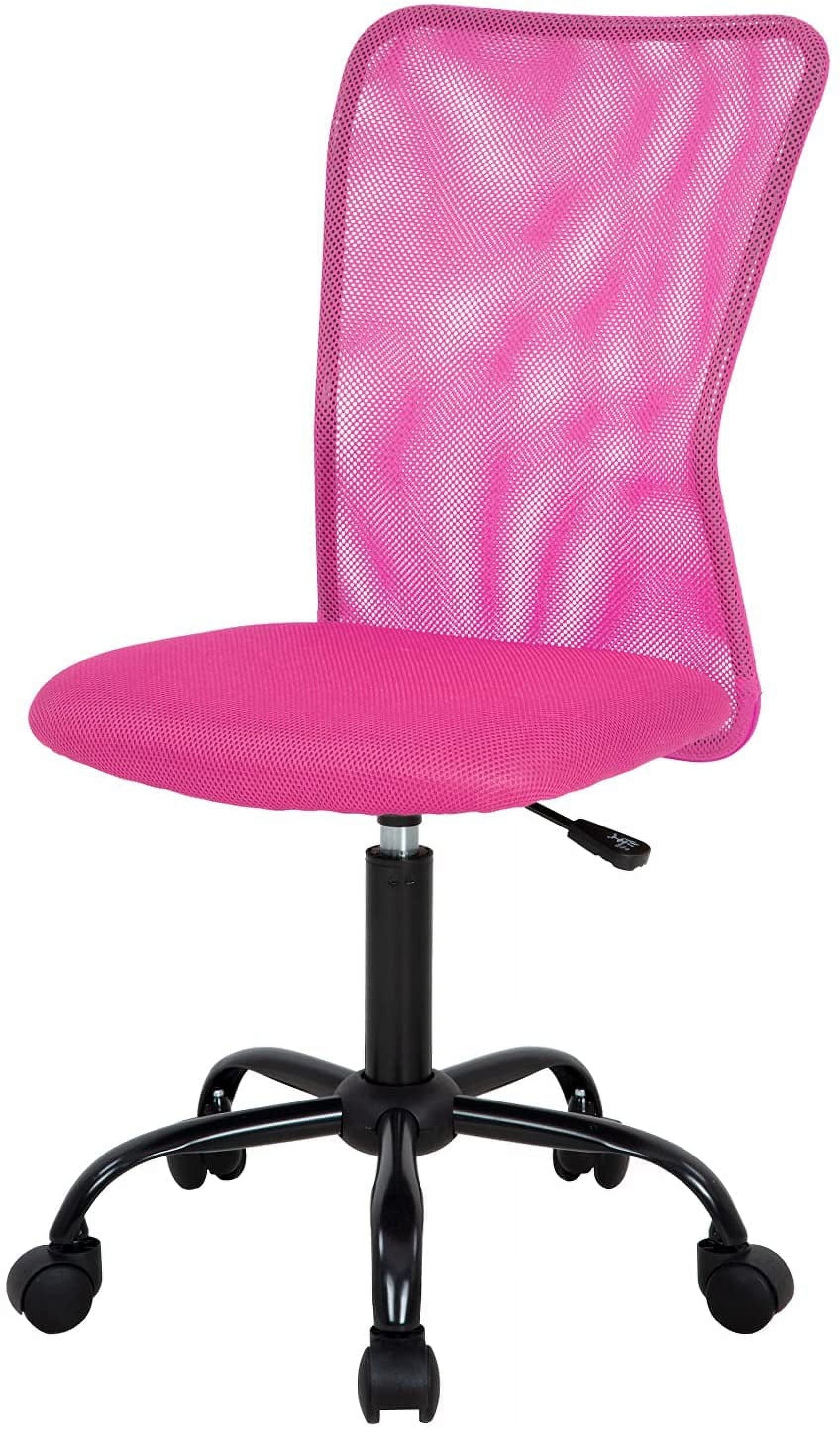 FDW Ergonomic Office Chair, Mesh, Mid-Back, Swivel Rolling for Men, Women(Black)