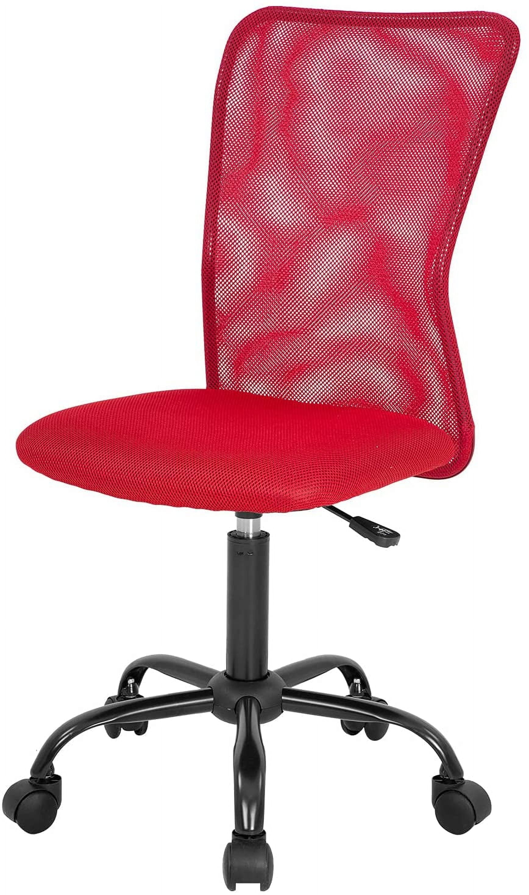 FDW Ergonomic Office Chair, Mesh, Mid-Back, Swivel Rolling for Men, Women(Black)