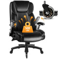 Waleaf Big and Tall Executive Office Chair 500lbs with Flip-up Arms & Adjustable Lumbar Support,Heavy Duty High Back Computer Chair for Adults