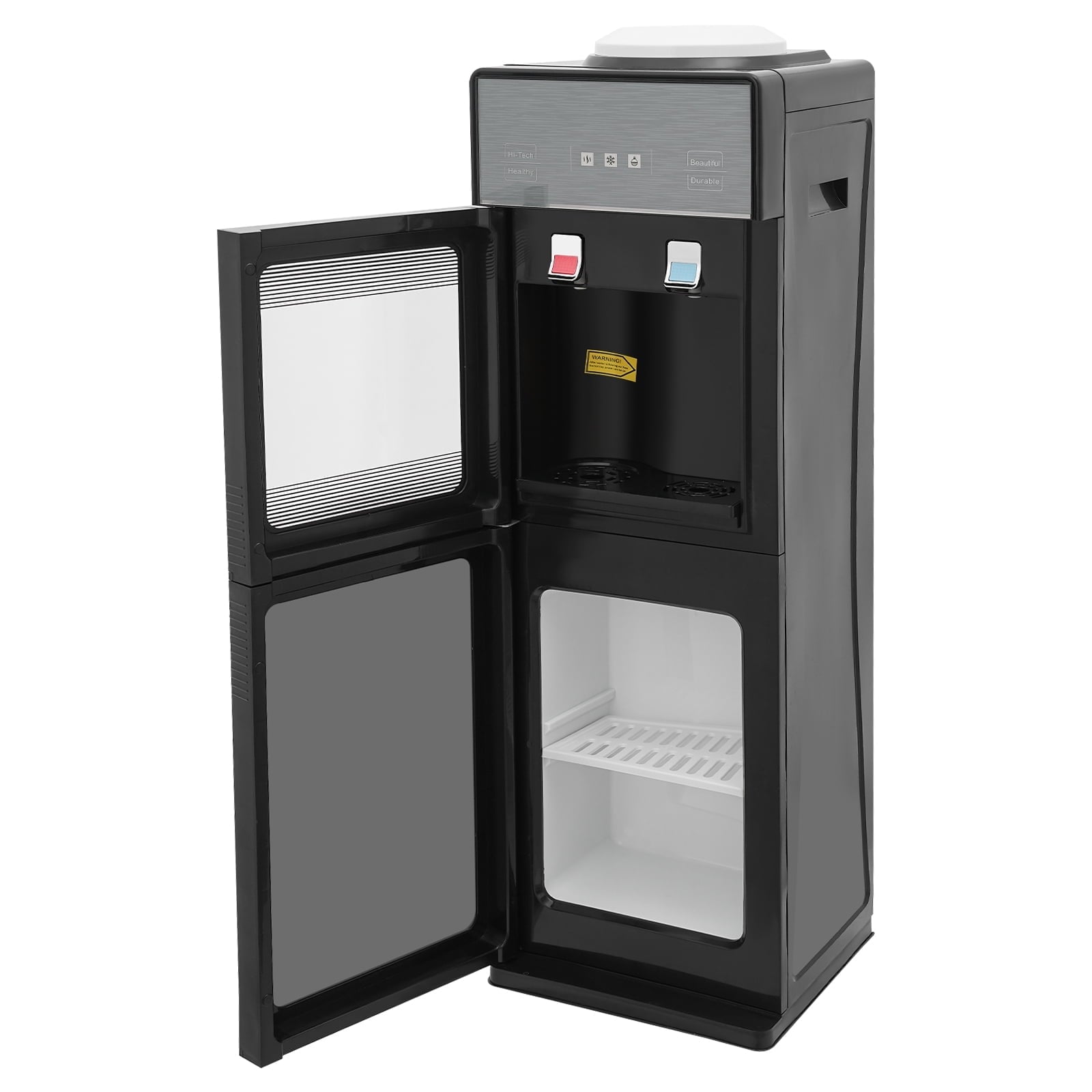 YIYIBUYS Top Loading Water Dispenser 5 Gallon Freestanding Hot&Cold Water Dispenser for Office, Home, Living Room