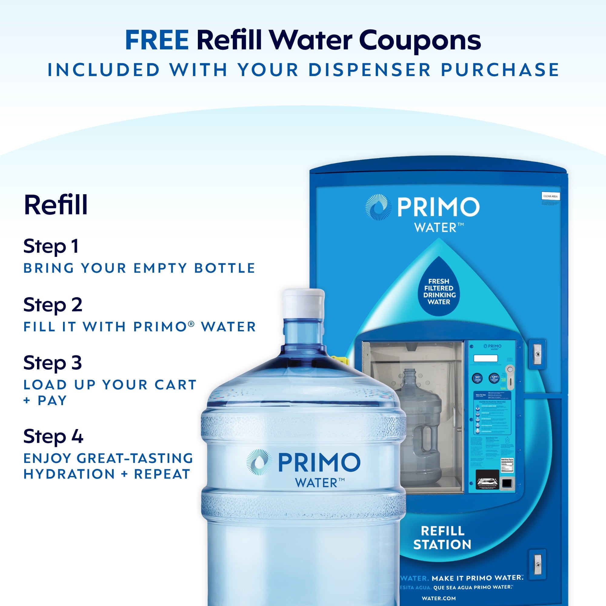 Primo Water® Portable Water Dispenser (BPA-Free)