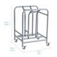 ECR4Kids The Surf Portable Lap Desk with Mobile Storage Cart, Blue, 10-Pack