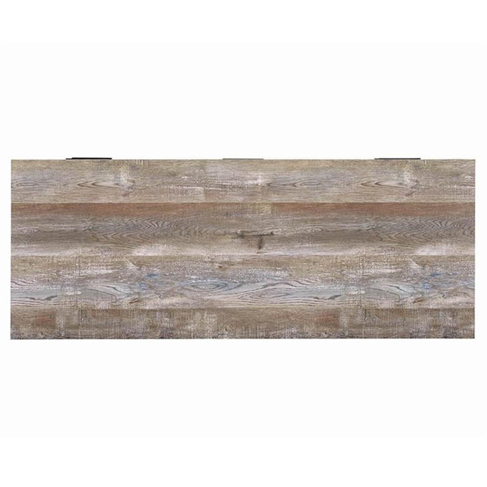 Samson 4-drawer Office Desk Weathered Oak