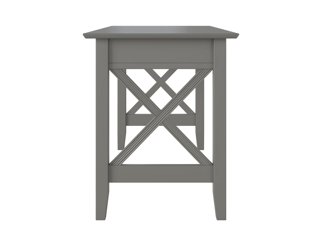 AFI X Design Desk with Drawer in Grey