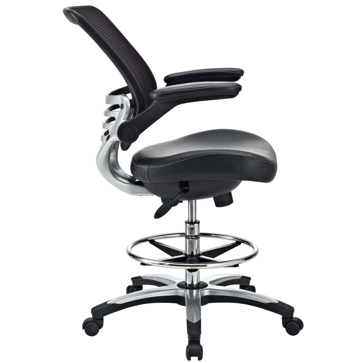 Black Edge Drafting Stool