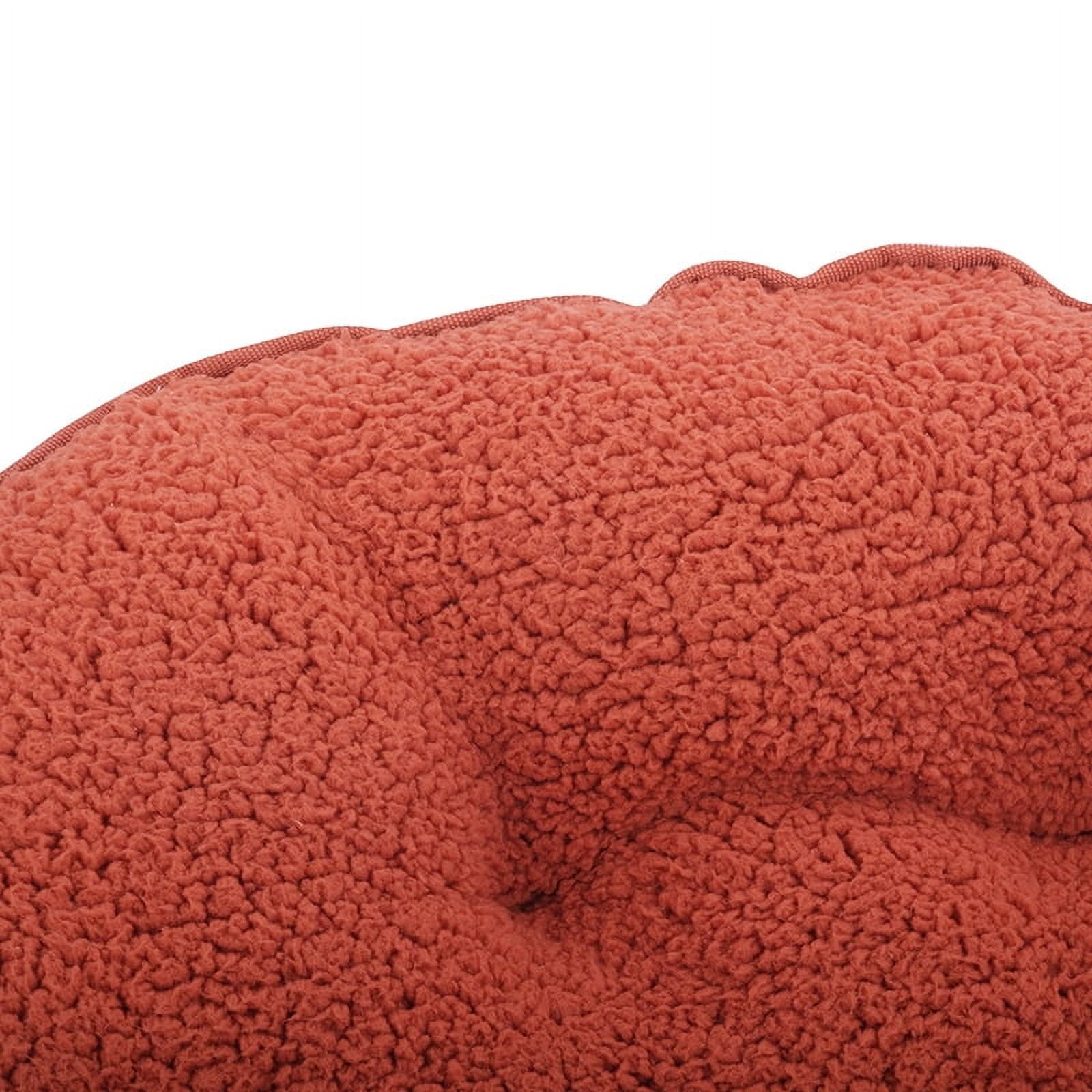 Mainstays Steel Padded Folding & Stacking Chairs, Red Canyon